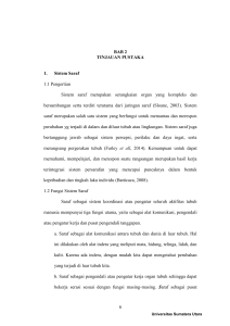 BAB 2 TINJAUAN PUSTAKA 1. Sistem Saraf 1.1