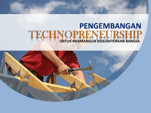 Pengembangan Technoentrepreneur