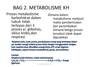 BAG 2. METABOLISME KH