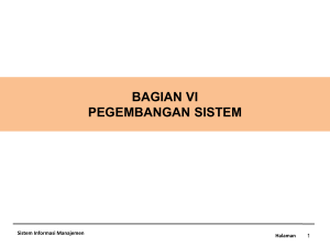 BAG 6 Pengembangan Sistem