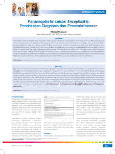 Paraneoplastic Limbic Encephalitis: Pendekatan