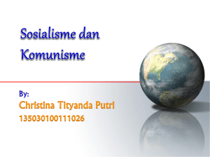 Sosialisme dan Komunisme By