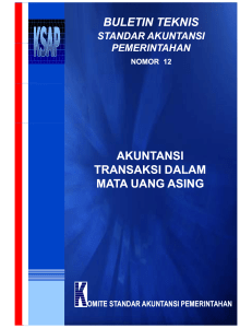 buletin teknis akuntansi transaksi dalam mata uang asing