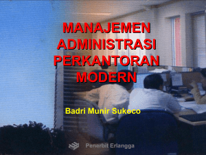 management administrasi perkantoran mOdErn