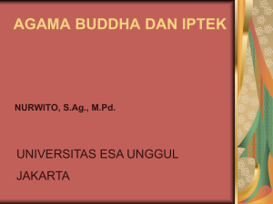 Agama Buddha dan Ilmu Pengetahuan.