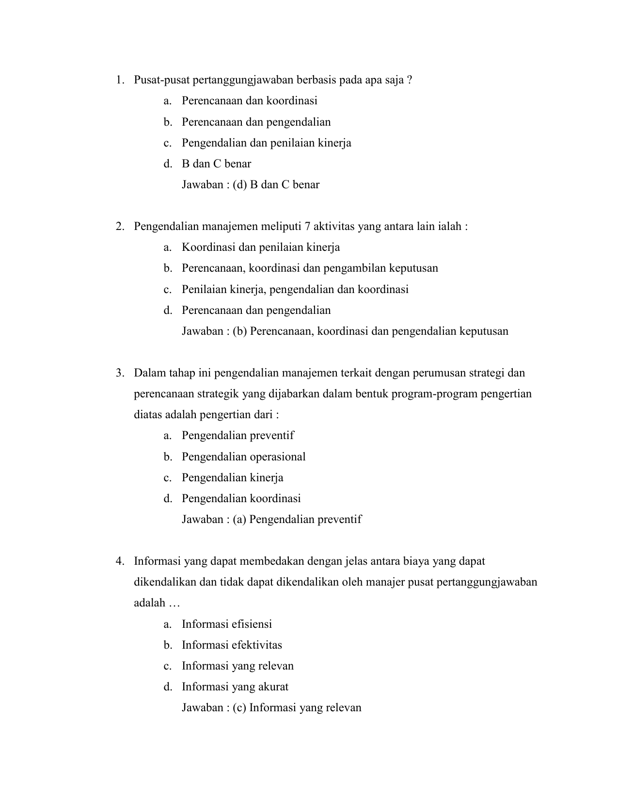 Soal Pg Materi Laporan Ktsp