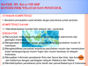 MATERI IPS Kelas VIII SMP Unsur Fisik Wilayah Indonesia