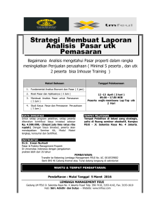 Strategi Membuat Laporan Analisis Pasar utk Pemasaran