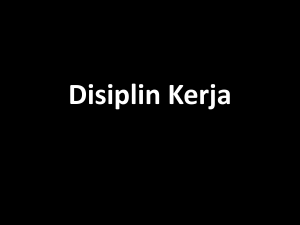 Disiplin Kerja - WordPress.com