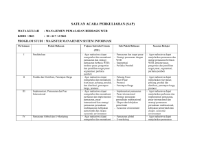 satuan acara perkuliahan (sap)