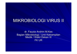 MIKROBIOLOGI VIRUS II