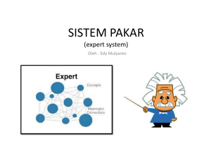SISTEM PAKAR (expert system)
