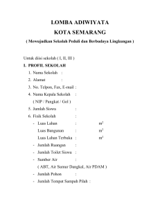 lomba adiwiyata - BLH Kota Semarang