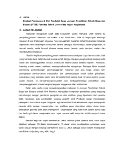 Laporan Penelitian Unit Produksi