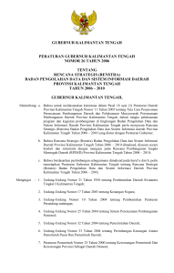 gubernur kalimantan tengah - Provinsi Kalimantan Tengah