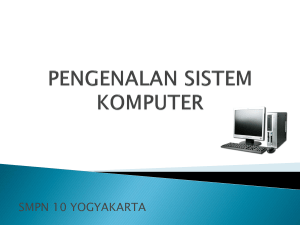 teknologi informasi - SMP Negeri 10 Yogyakarta