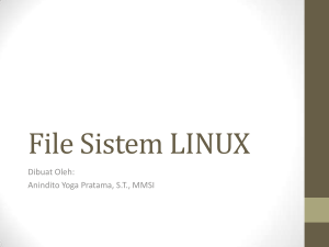 05. File Sistem LINUX - Official Site of ANINDITO YOGA