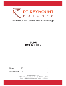 buku perjanjian - PT Reymount Futures