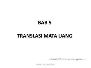 BAB 5. TRANSLASI MATA UANG
