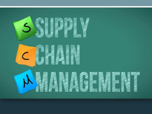 supply chain manajement ( scm )