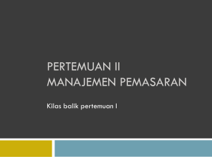 MANAJEMEN PEMASAWAN