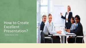 How to Create Excellent Presentation?