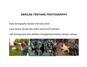 sekilas tentang photography