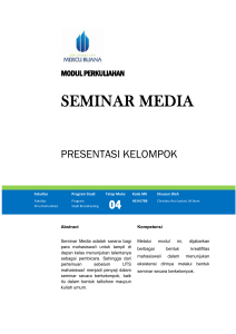 Modul Seminar Media [TM4]