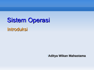 Sistem Operasi 1