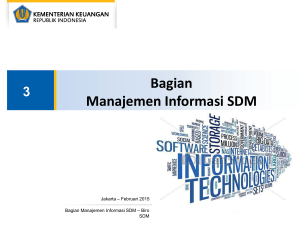Manajemen Informasi Kepegawaian