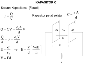 Bab 7 Kapasitor