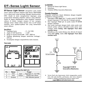 DT-Sense Light Sensor DT-Sense Light Sensor