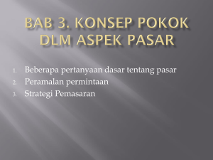 bab 3. konsep pokok dlm aspek pasar