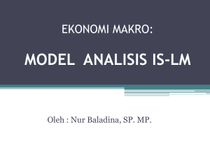 ekonomi makro: model analisis is-lm