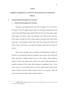 32 BAB II LAHIRNYA KEKERASAN AGAMA DAN PENGATURAN