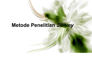 Metode Penelitian Survey 7