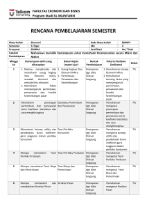 RPS Ekonomi - PROGRAM STUDI AKUNTANSI