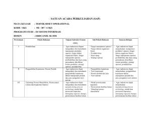 satuan acara perkuliahan (sap)