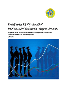 Buku Panduan Tugas Akhir