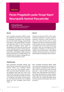 Peran Pregabalin pada Terapi Nyeri Neuropatik