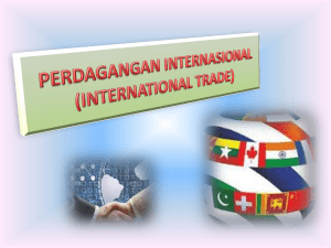 perdagangan internasional