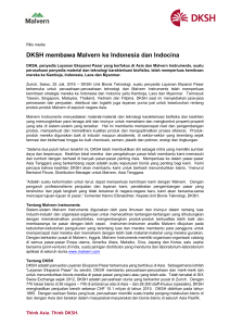 DKSH membawa Malvern ke Indonesia dan Indocina