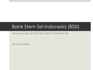 National Stem Cell Bank of Indonesia