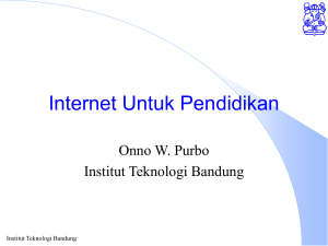 Internet Untuk Pendidikan