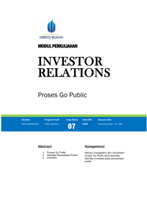 Modul Investor Relations [TM7]