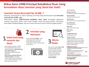 Reksa Dana CIMB-Principal BukaReksa Pasar Uang