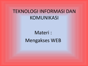 Mengakses WEB