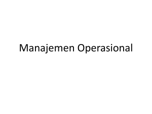 Manajemen Operasional