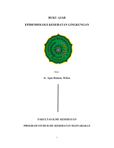 buku ajar epidemiologi kesehatan lingkungan