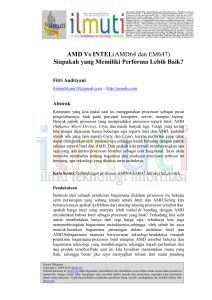 AMD Vs INTEL(AMD64 dan EM647) Siapakah yang Memiliki